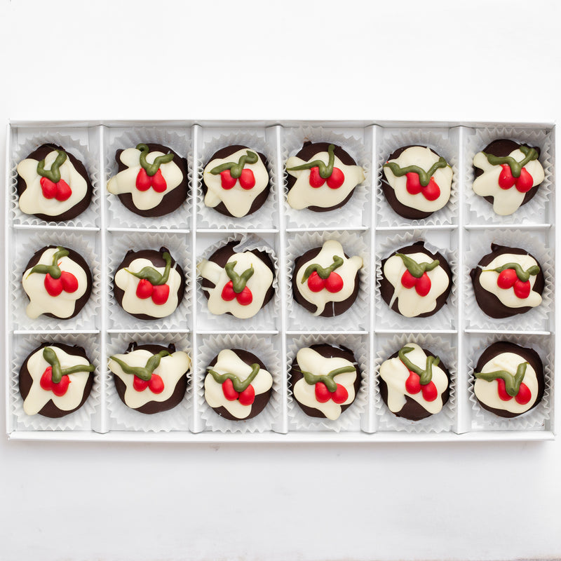 Christmas Pudding Truffle Chocolates (box of 18 truffles/300 grams)