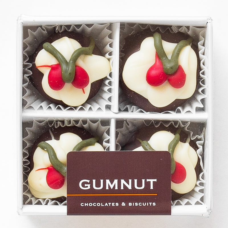 Christmas Pudding Truffle Chocolates (box of 4 truffles)