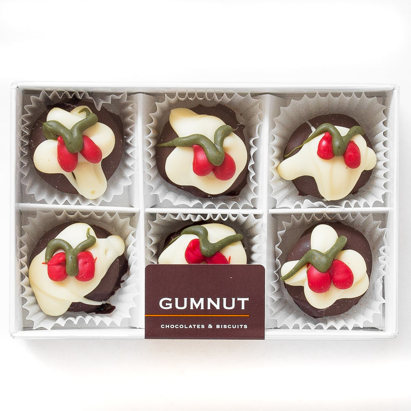 Christmas Pudding Truffle Chocolates (box of 6 truffles)
