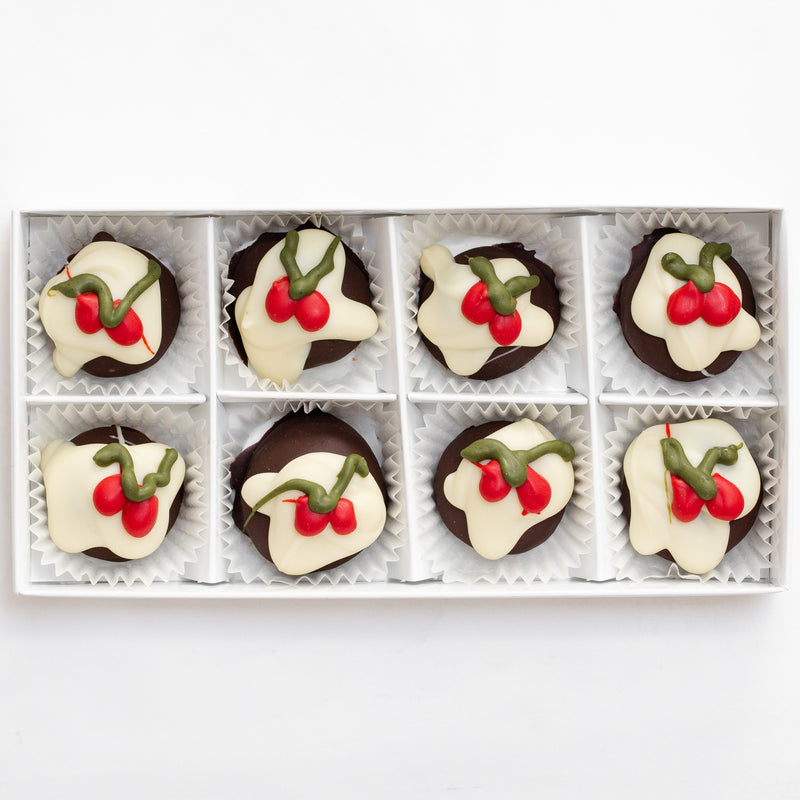 Christmas Pudding Truffle Chocolates (box of 8 truffles/120 grams)