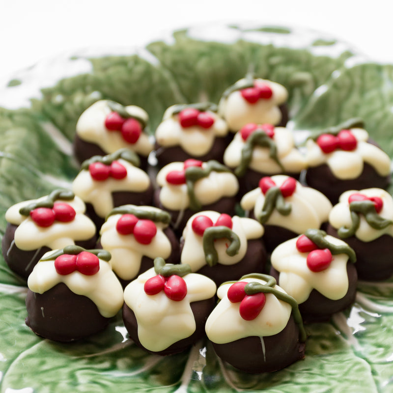 Christmas Pudding Truffle Chocolates (box of 6 truffles)