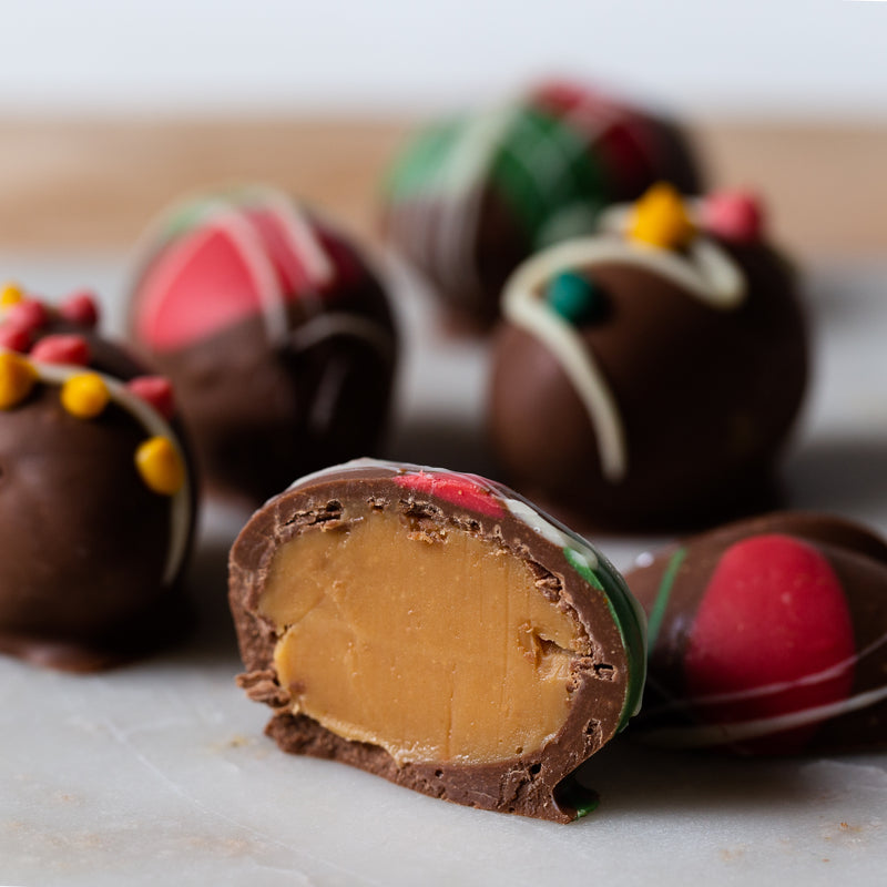 Milk Chocolate/Salted Caramel Truffle Easter Eggs (box of 4 eggs/120 grams)