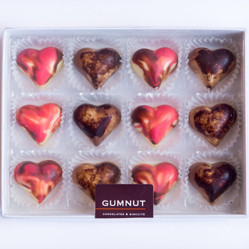 Marble Hearts Chocolates