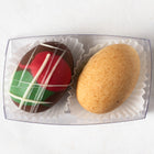 Milk and White Chocolate Truffle Easter Eggs (box of 2 eggs/60 grams)