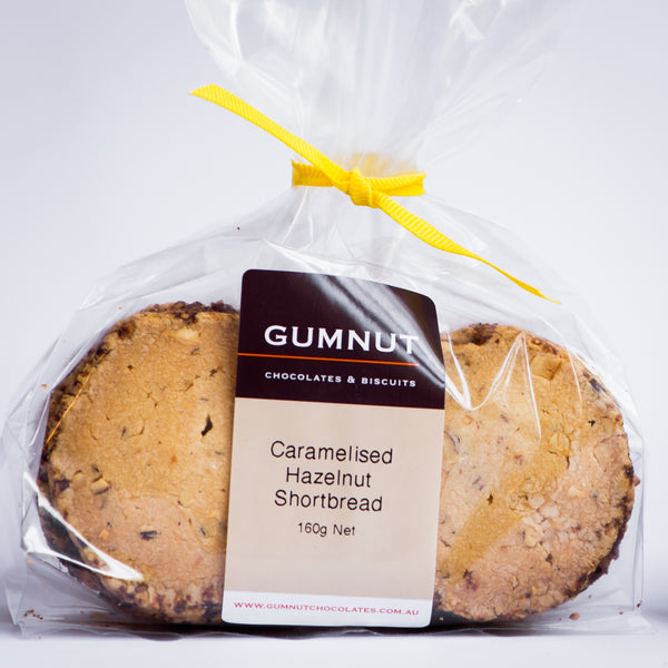 Caramelised Hazelnut Shortbread (pack of 8 biscuits)