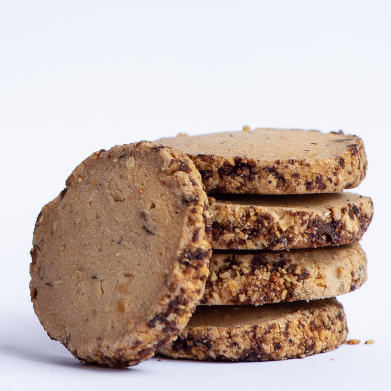 Caramelised Hazelnut Shortbread (pack of 8 biscuits)
